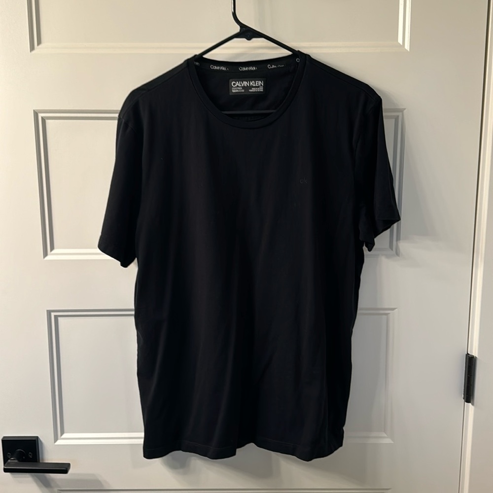Mens Calvin Klein T-Shirt, Size Large, Black